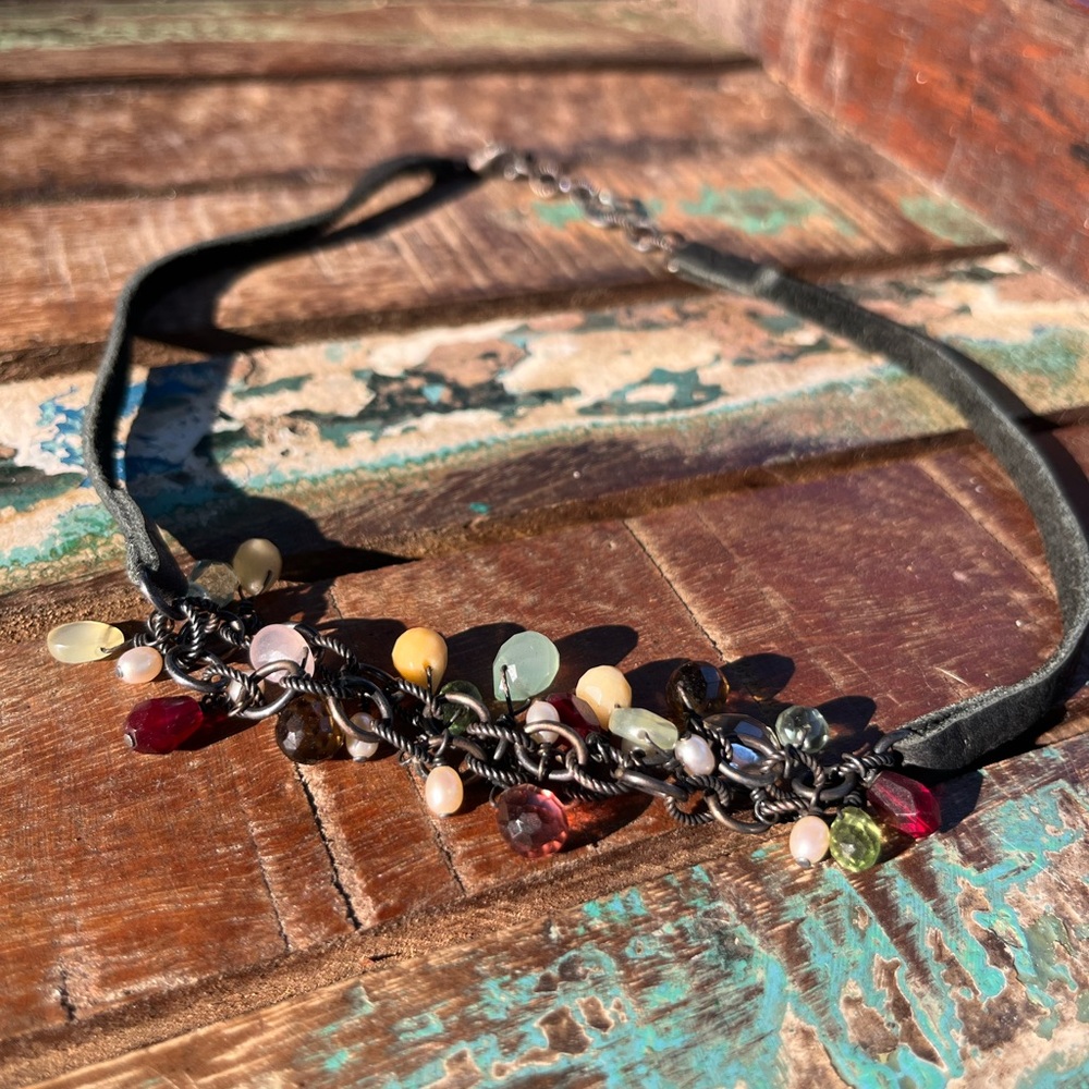 Anthropologie Multicolor Beaded Women's Necklace